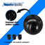 Pomo palanca cambios bola aluminio adaptadores M8 M10 M12 negro