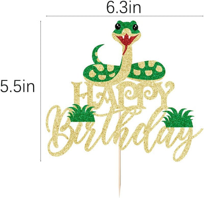 Decoración cumpleaños temática serpiente niños