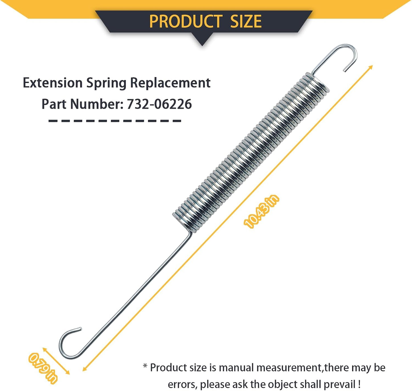 Muelle extensión Cub Cadet ZT1 ZT2 42-60"