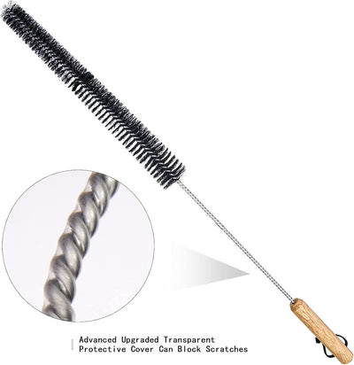 Cepillo limpiador secadora 26pulg flexible bristile suave