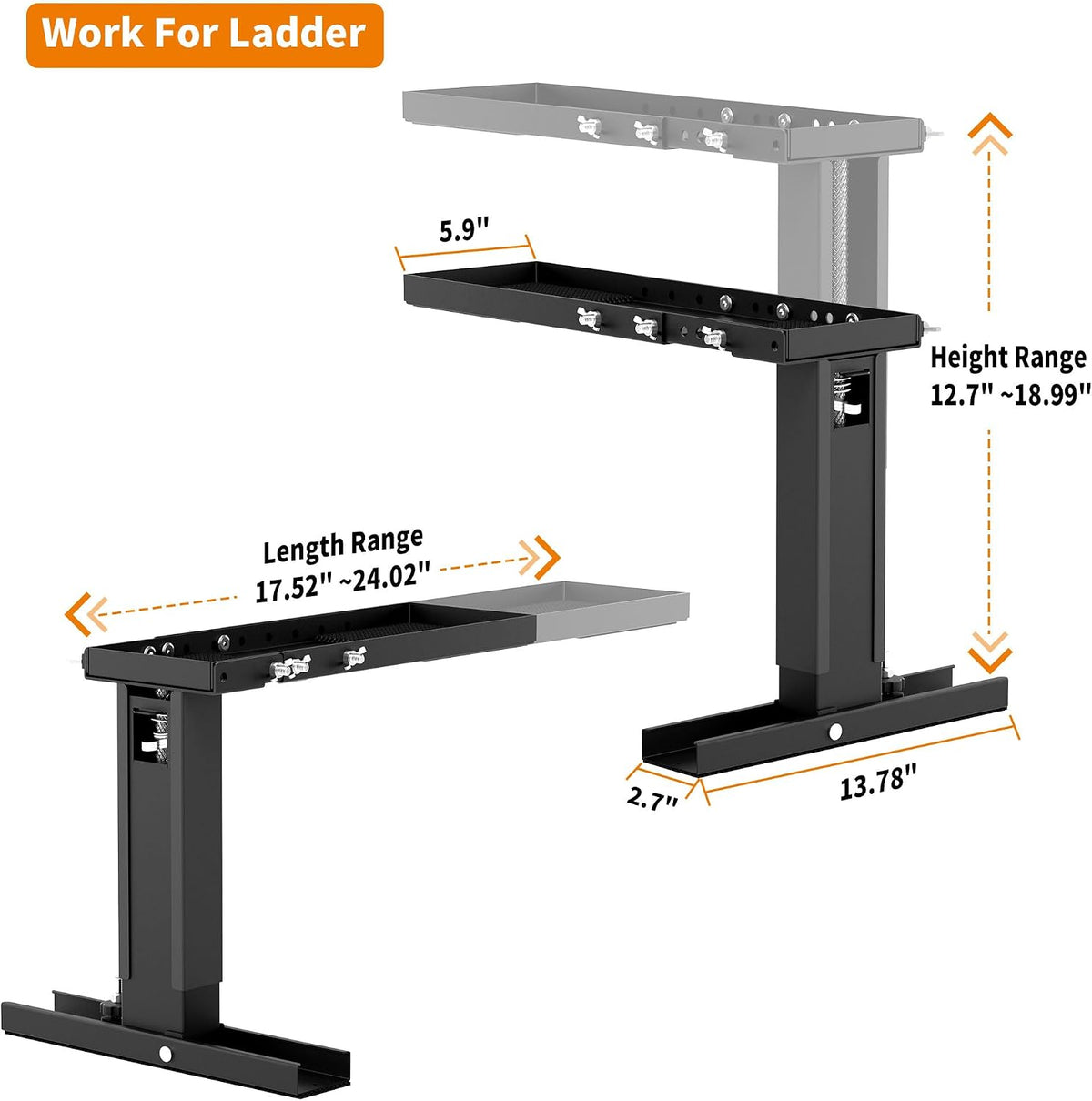 Escalera Extender Pro 12.6-19pulg Ajustable