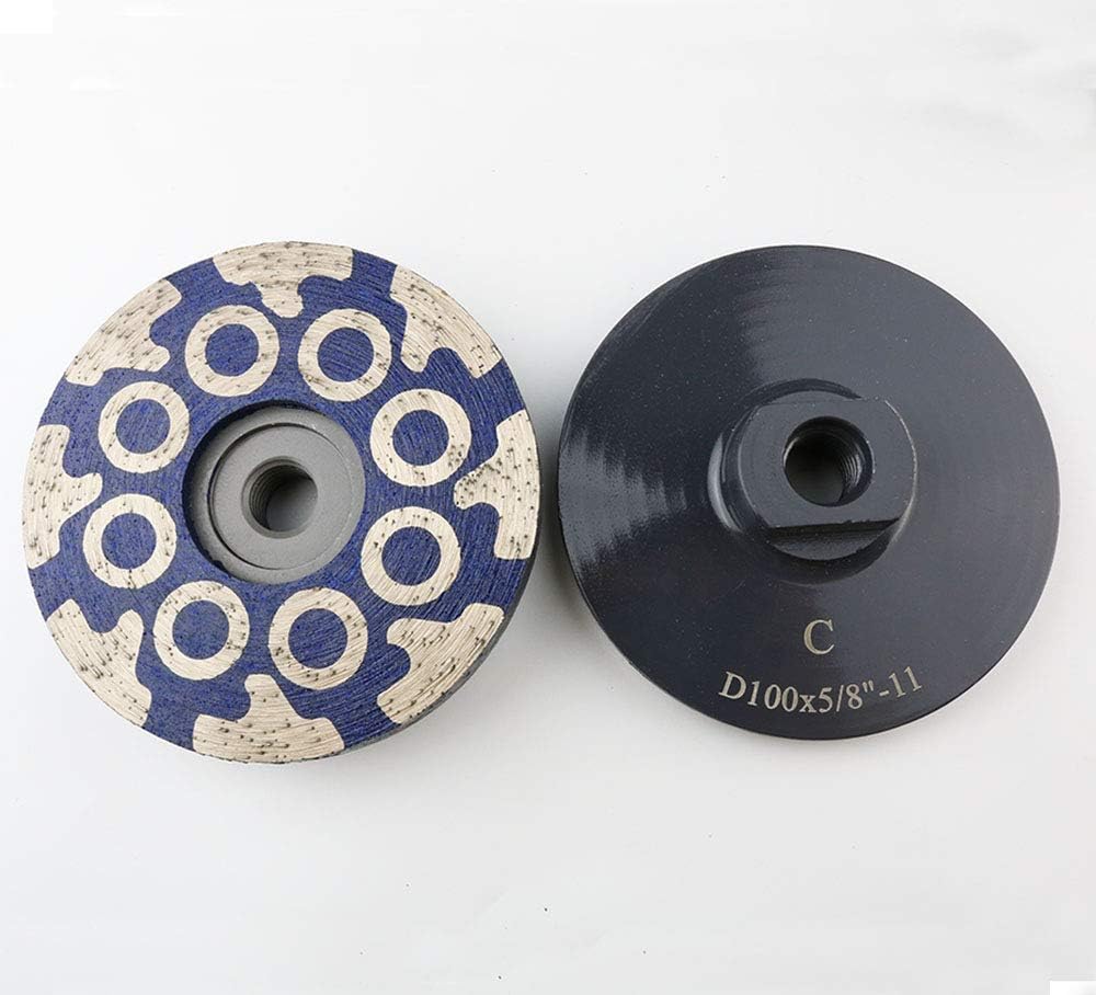 Rueda diamante 4pulg rosca 5/8pulg para granito y azulejos
