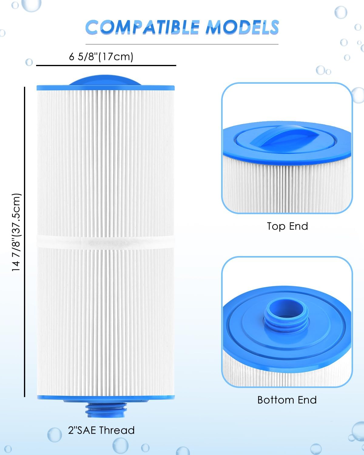 Filtro spa Unicel 6CH-960 pack 2 PJW60TL-F2S