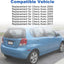 Moldura puerta trasera Chevy Aveo 11-24 con cubiertas