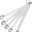 Set 5 Cucharas Medidoras Acero Inox 1/3 1/4 3/16