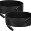 Cable DMX 25ft XLR macho a hembra 2 pzas