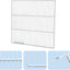 2 Pzas Estante Metal Ajustable Refri 24.5x22.5pulg Blanco