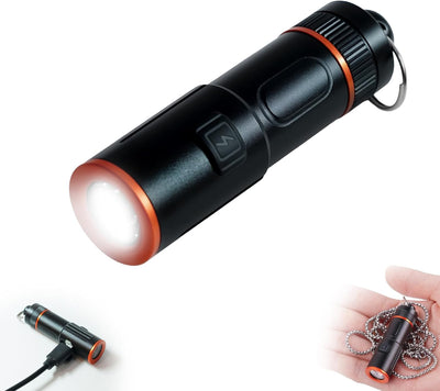 Linterna LED recargable tipo C 600 lúmenes EDC
