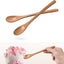 2 Cucharas Madera Haya para Miel Café con Mango Largo