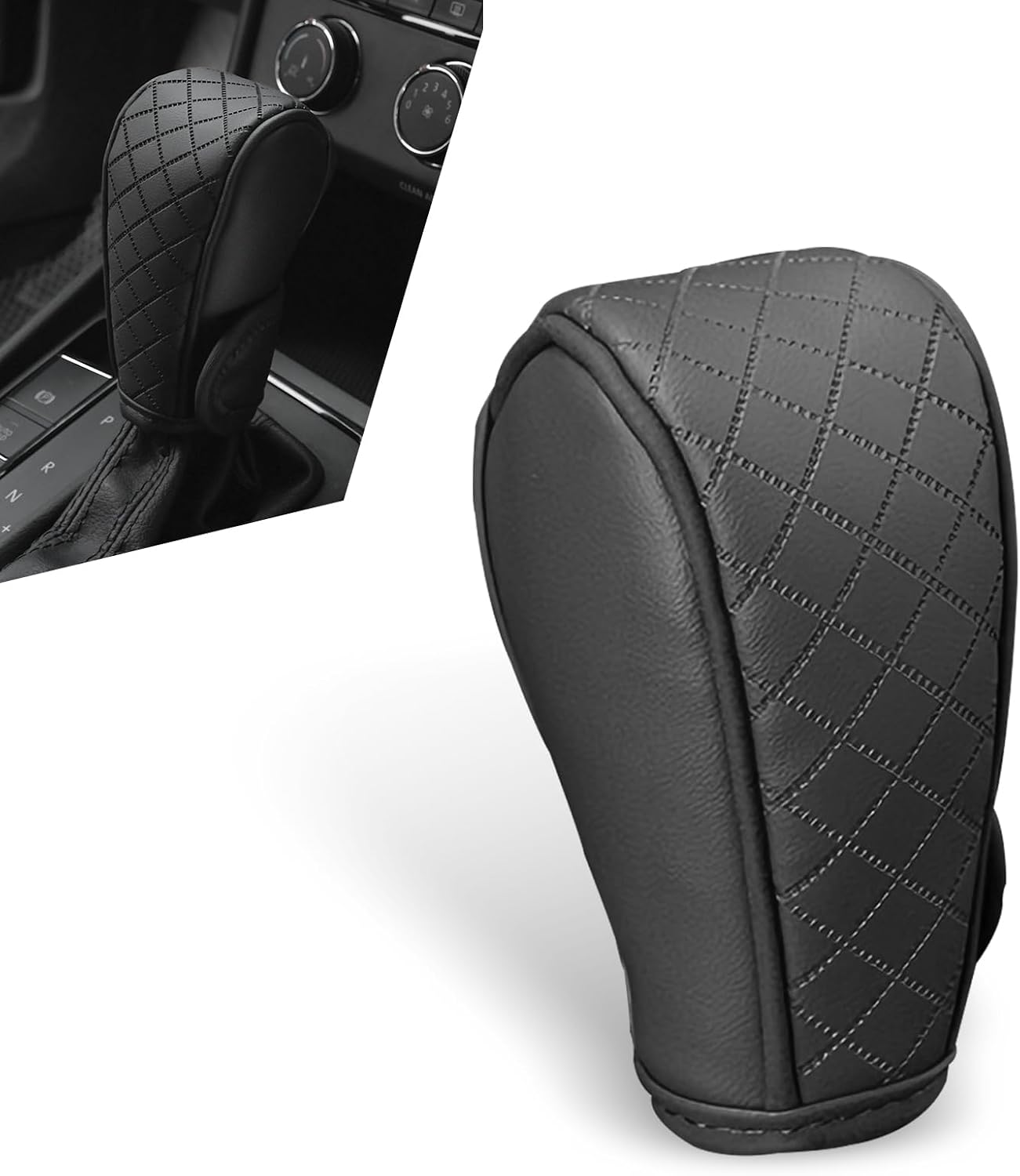 Funda cuero palanca cambios auto antiderrap universal