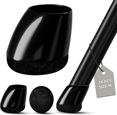 24 Protectores Suelo Para Patas Silla Fieltro Silicona