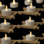 Velas LED parpadeantes blancas cálidas 200 pzas decoración