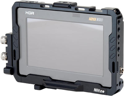 Jaula monitor Blackmagic 5pulg con abrazaderas HDMI USB-C