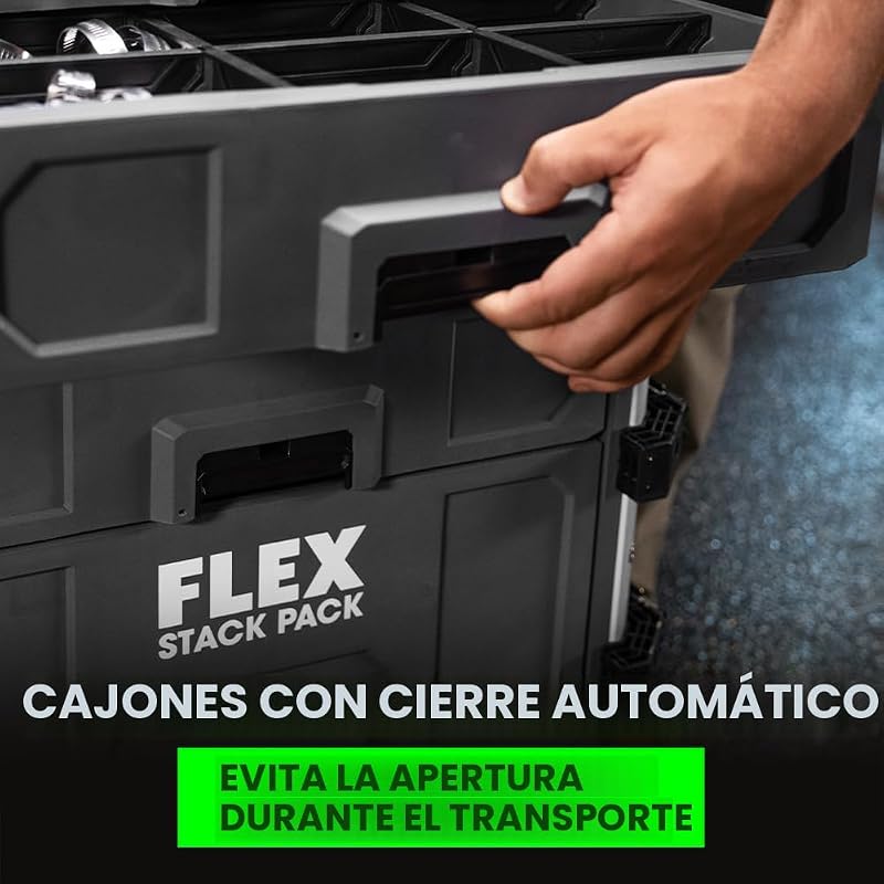 Caja herramientas 3 cajones FS1105 gris/negro