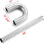 Tubo escape DIY 2" acero suave codo U 8pzas