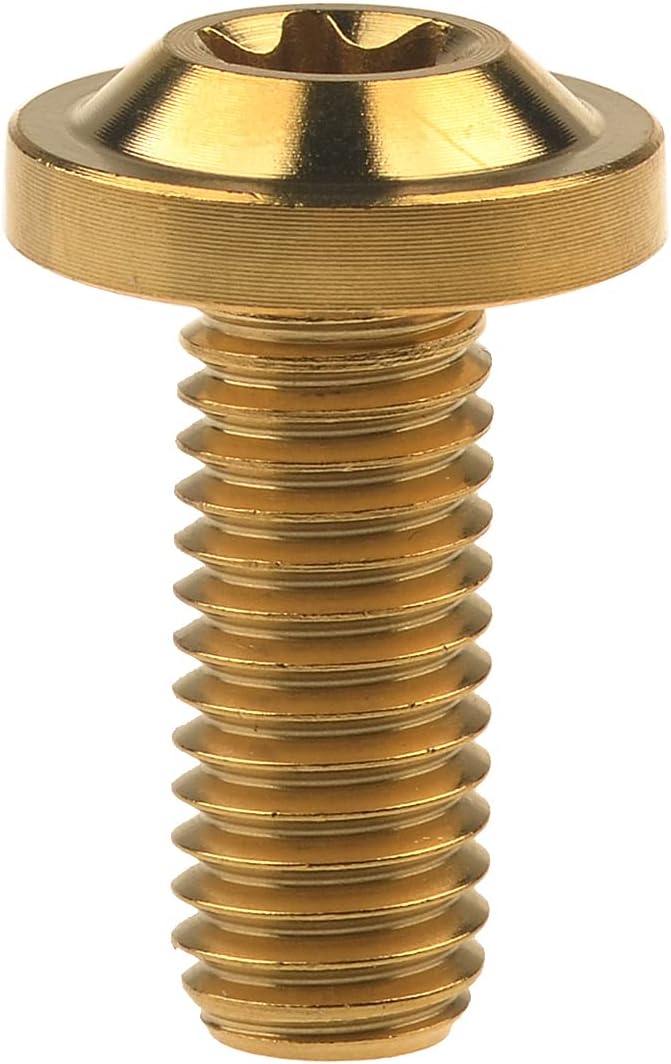 Tornillos Torx Titanio M8x20mm Pack 4 Dorado
