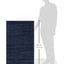 Tapete moderno azul marino 2'2"x4'