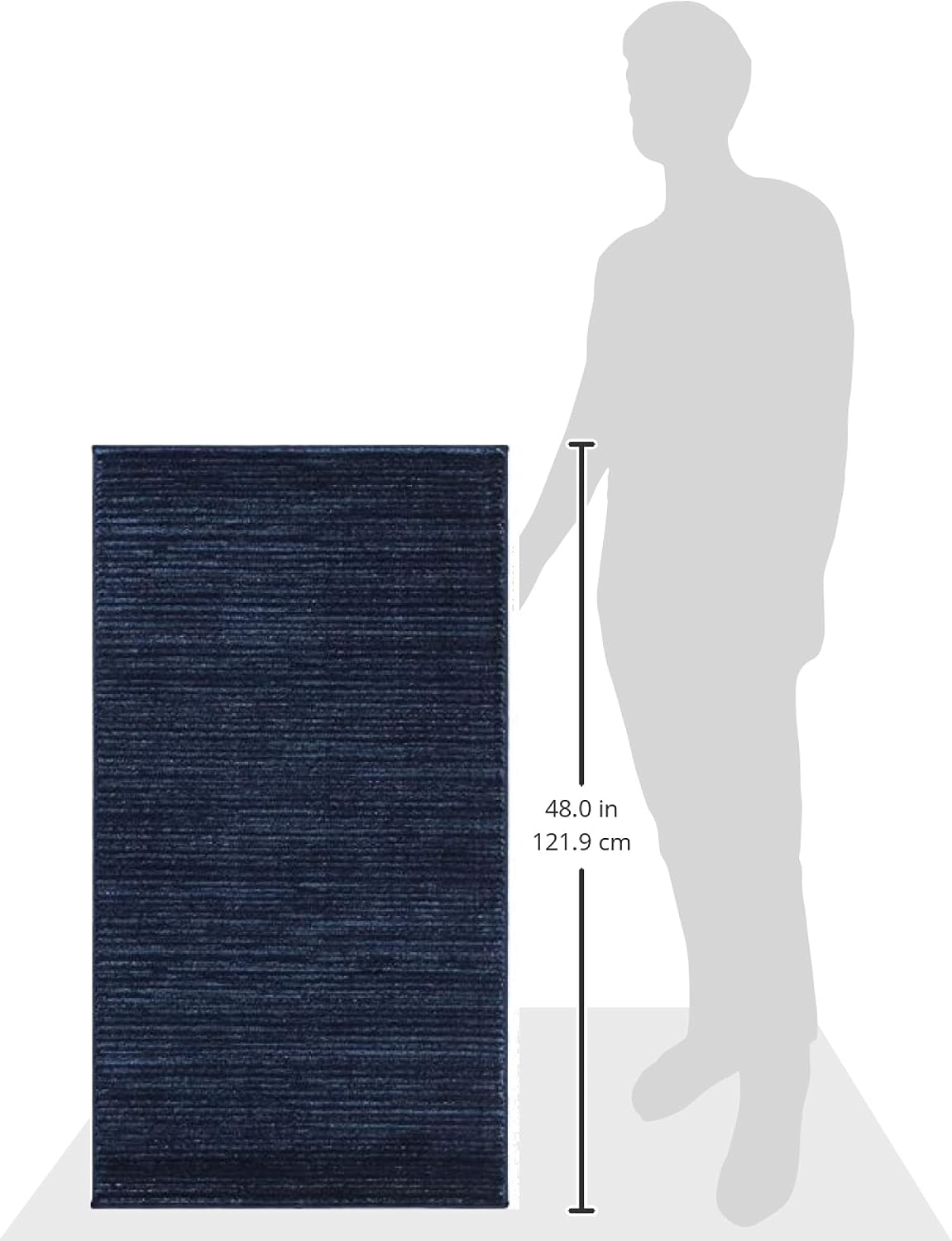 Tapete moderno azul marino 2'2"x4'