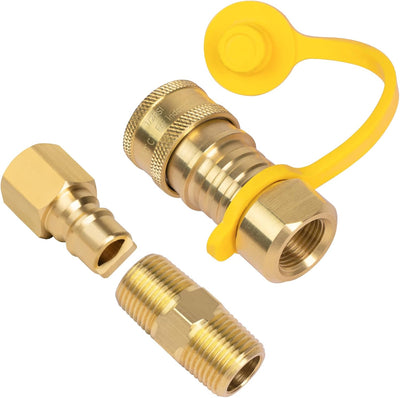 Accesorios conexión gas 3/8pulg enchufes manguera latón macizo