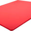Tabla cortar plástico NSF 24x18pulg roja