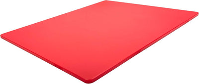 Tabla cortar plástico NSF 24x18pulg roja