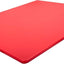Tabla cortar plástico NSF 24x18pulg roja