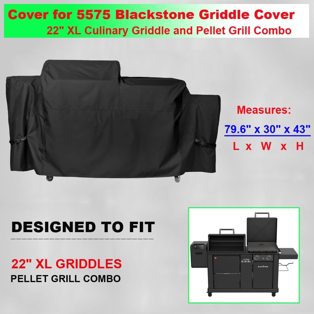 Cubierta parrilla Blackstone 22" XL 2022 poliéster 600d