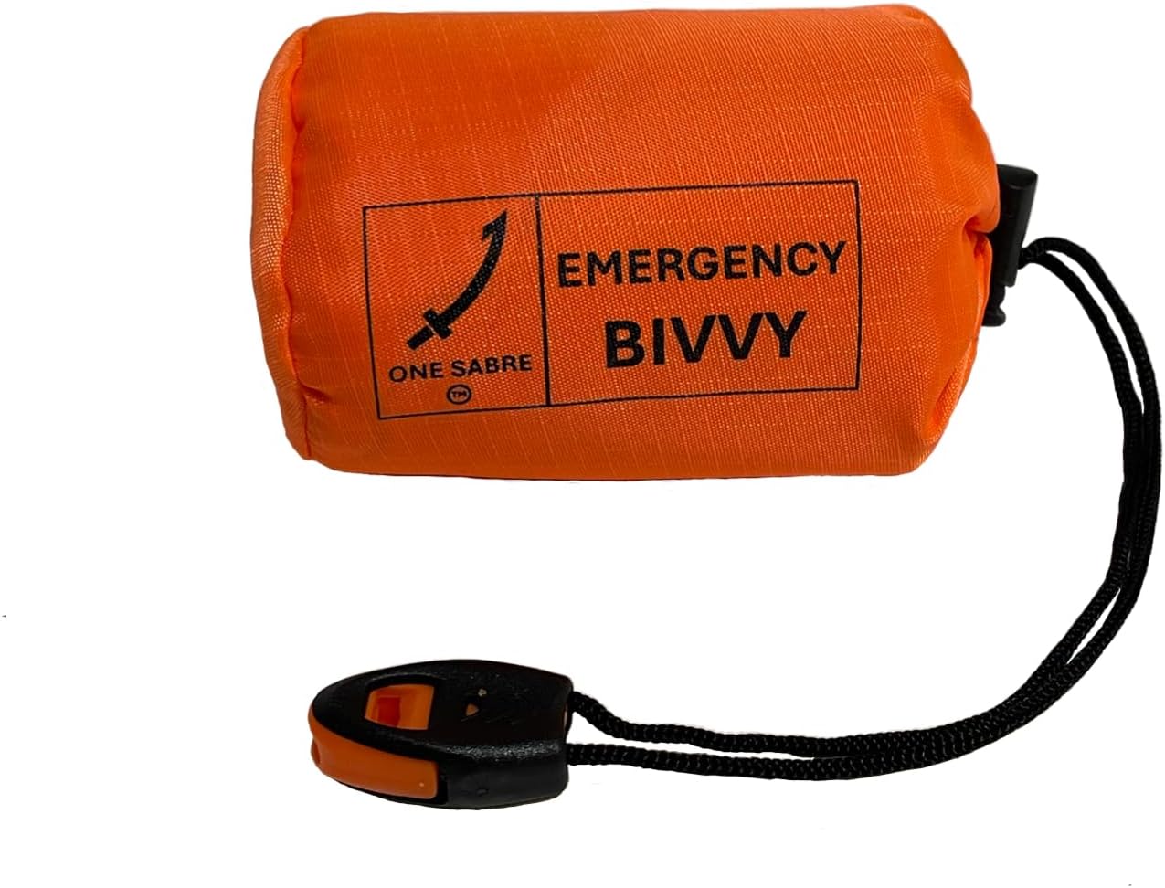 Bolsa emergencia Mylar saco dormir refleja calor con silbato