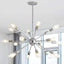 Lámpara Sputnik de 18 luces moderna para comedor