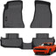 Alfombrillas piso Dodge Challenger RWD 2015-23 TPE duradera