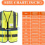 Chaleco reflectante Hi Vis Viz malla amarilla XL con cremallera