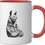 Taza Cerámica Bandera Japón Rojo/Blanco