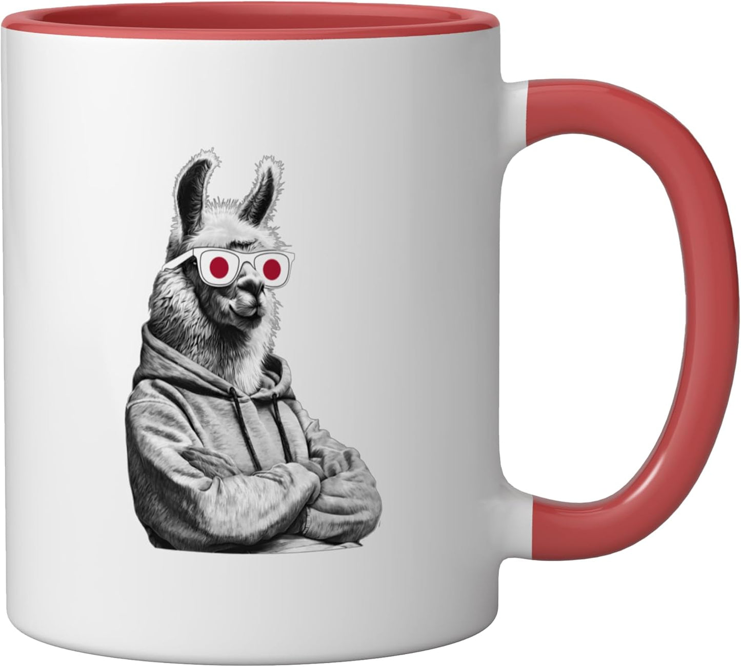 Taza Cerámica Bandera Japón Rojo/Blanco