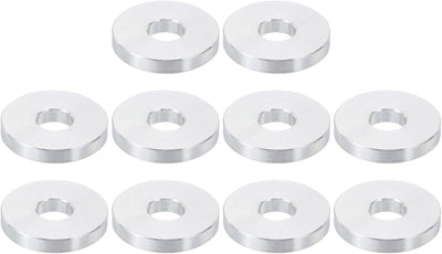 Espaciadores aluminio M8 10 Pzas 0.335x0.984pulg