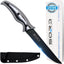 Cuchillo pesca caza 5" hoja fija agarre antiderrap G10