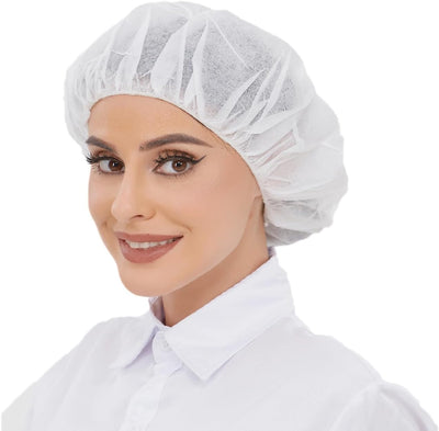 Tapa Bouffant descartable para alimentación y belleza sin látex