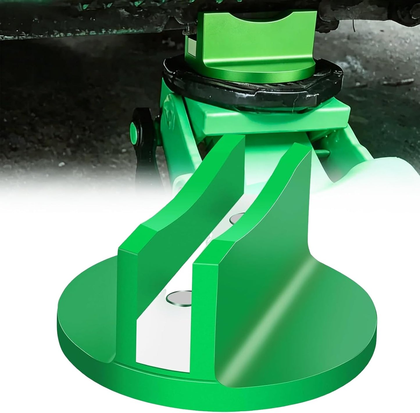 Almohadilla magnética ranurada para soldadura gato pellizco riel verde