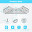 12 Pzas Soportes Esquina Acero Inox Universal para Madera