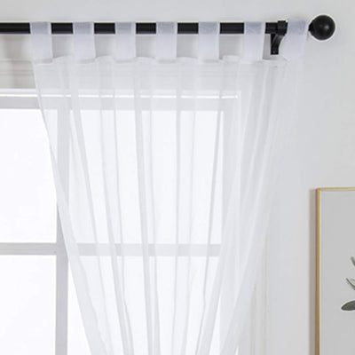 1 Panel Cortina Transparente para Puerta Corrediza