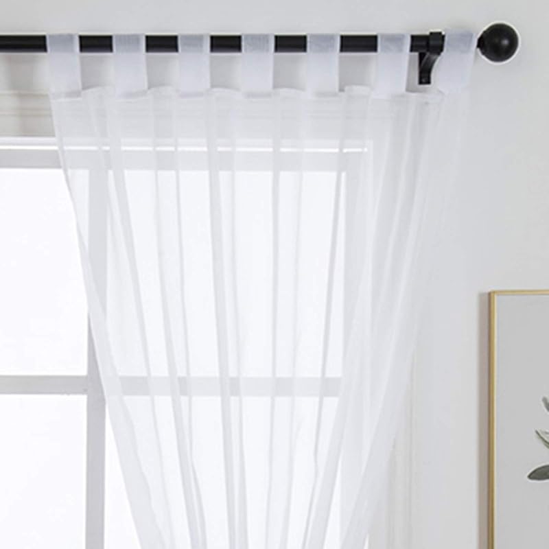 1 Panel Cortina Transparente para Puerta Corrediza