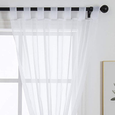 1 Panel Cortina Transparente para Puerta Corrediza