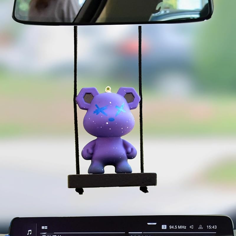 Adorno oso colgante para espejo retrovisor coche