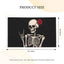 Bandera calavera hippie 3x5ft decoración hogar fiestas