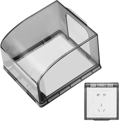 Cubierta enchufe impermeable plástico transparente 86 tipos