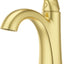 Grifo baño control único acabado dorado cepillado
