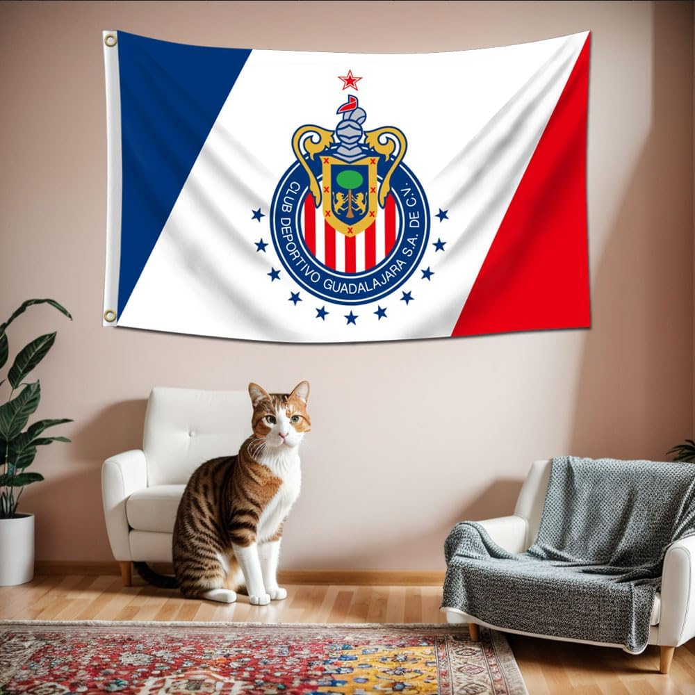 Bandera Chivas 3x5ft decoración cueva hombre