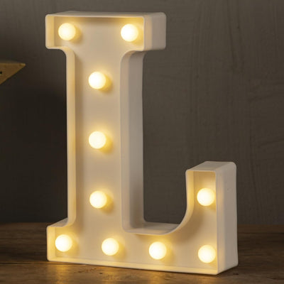 Letras iluminadas LED para fiesta cumpleaños barra navideña