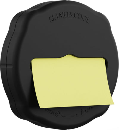 Dispensador magnético notas adhesivas 3x3" negro