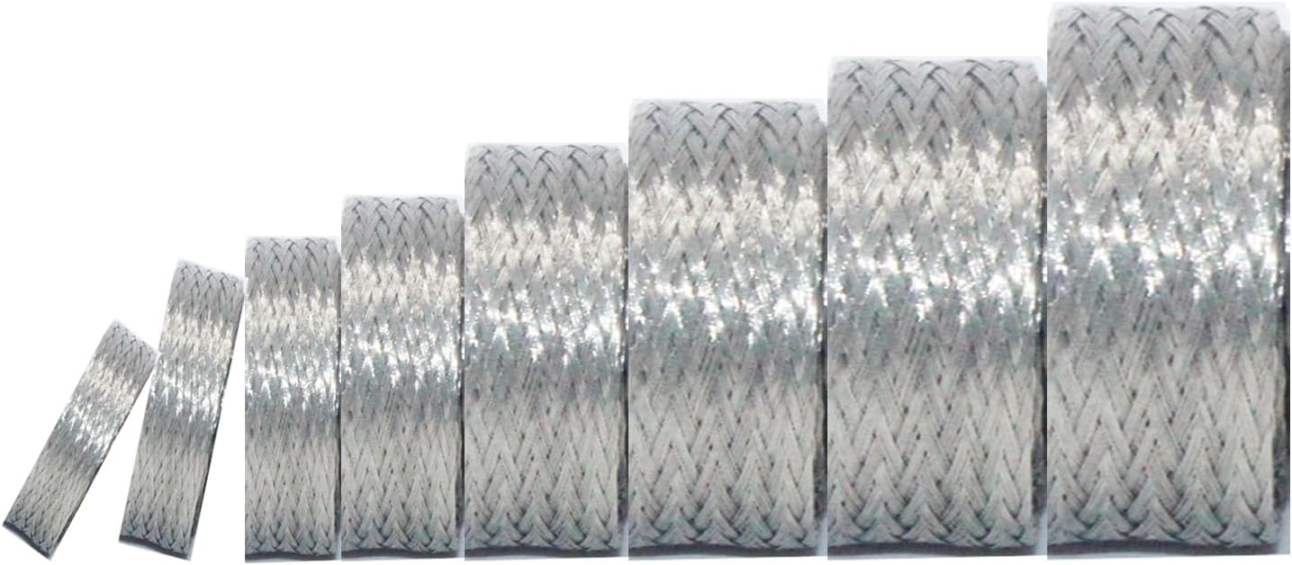 Funda blindaje cable cobre estañado malla EMI RFI 1/4pulg