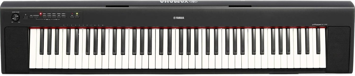 Teclado portátil Yamaha NP32 76 teclas color negro